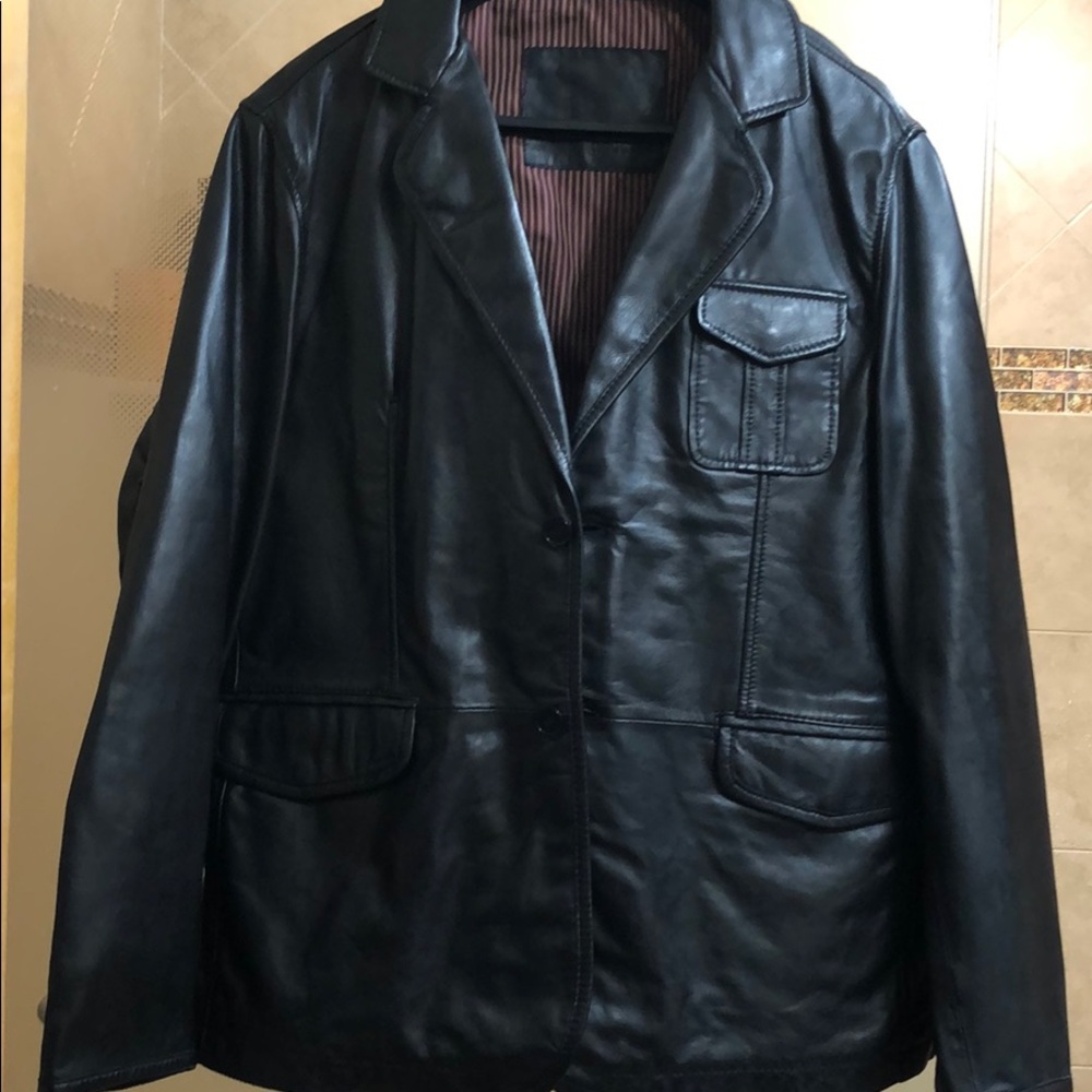 Leather jacket